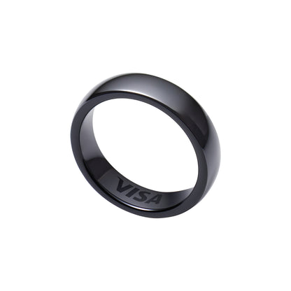 EVERING（BLACK）/紛失交換保証付き/［公式ストア］決済ができるスマートリング